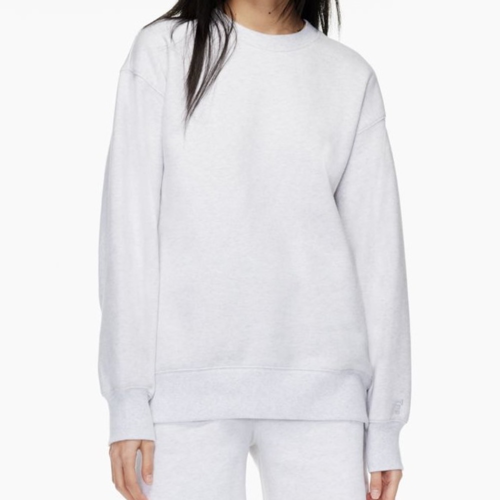 Aritzia White Crewneck Sweatshirt